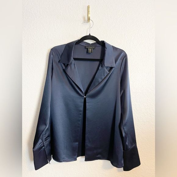 House Of Harlow 1960 - Women's Dark Blue Navy Blouse - Picture 3 of 7